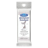 Satin Ice Silver Shimmer Fondant - 4.4oz Foil Package
