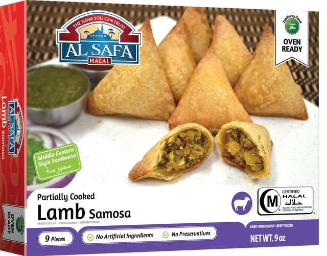 Al Safa Partially Cooked Lamb Samosa