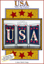 USA Table Top Display Embroidery Pattern