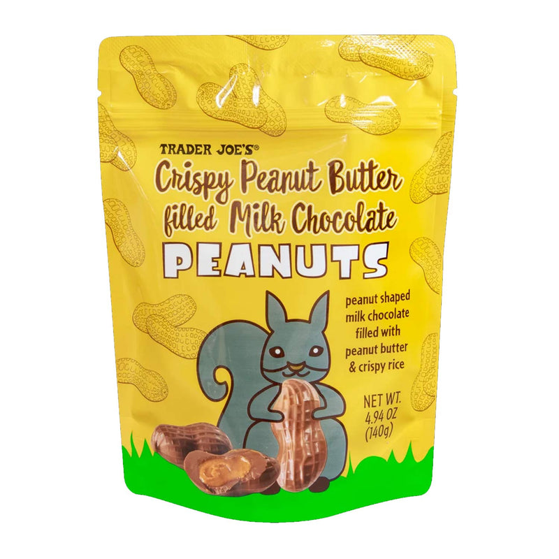 Trader Joe's Crispy Peanut Butter Filled Milk Chocolate Peanuts (4.94 Oz)