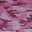 Dry-Flex Ubersoft Poly Lycra Jersey Knit Fabric - Rouge Camo Marl