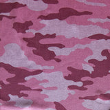 Dry-Flex Ubersoft Poly Lycra Jersey Knit Fabric - Rouge Camo Marl