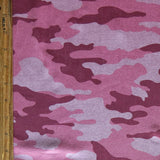 Dry-Flex Ubersoft Poly Lycra Jersey Knit Fabric - Rouge Camo Marl