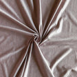 Dry-Flex Ubersoft Poly Lycra Jersey Knit Fabric - Peach/Grey Marl