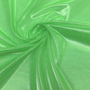 Ultrasheen Foiled Power Mesh Polyester Fabric - 4-Way Stretch Foil Finish, 56" Width (1 Yard)