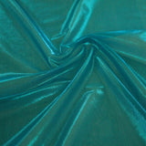 Ultrasheen Foiled Power Mesh Polyester Fabric - 4-Way Stretch Foil Finish, 56" Width (1 Yard)