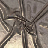 Ultrasheen Foiled Power Mesh Polyester Fabric - All-Over Foil, 4-Way Stretch, 56" Width (1 Yard)