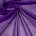 Ultrasheen Foiled Power Mesh Polyester Fabric - 4-Way Stretch Foil Finish, 56" Width (1 Yard)
