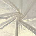 Ultrasheen Foiled Power Mesh Polyester Fabric - 4-Way Stretch Foil Finish, 56" Width (1 Yard)