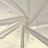 Ultrasheen Foiled Power Mesh Polyester Fabric - 4-Way Stretch Foil Finish, 56" Width (1 Yard)