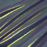 Ultrasheen Foiled Power Mesh Polyester Fabric - All-Over Foil, 4-Way Stretch, 56" Width (1 Yard)