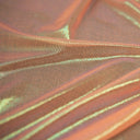 Ultrasheen Foiled Power Mesh Polyester Fabric - 4-Way Stretch Foil Finish, 56" Width (1 Yard)