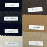 Undercollar Felt Wool Rayon Polyester Fabric - Beige, 40" Wide