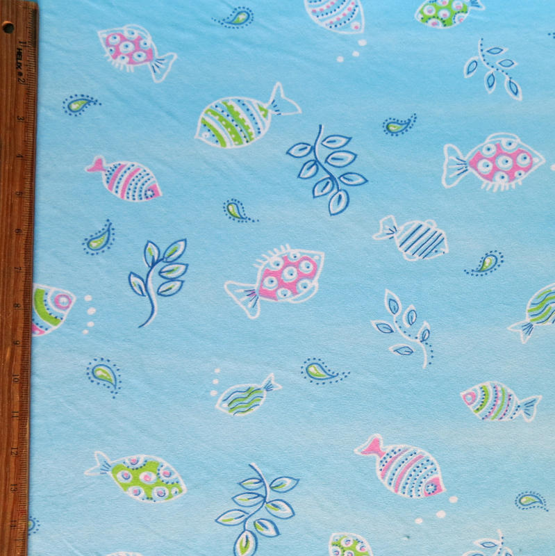 Cotton Knit Under the Sea 19" Remnant
