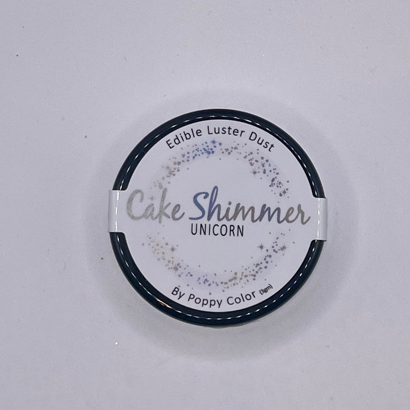 Cake Shimmer Unicorn by Poppy Paint 100% Edible Luster Dust for Cake Decorating