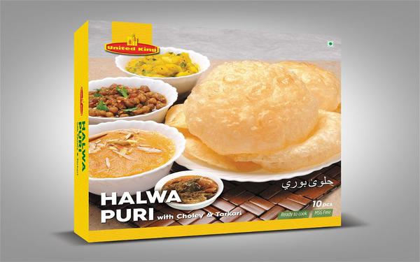 United King Halwa Puri With Choley & Tarkari