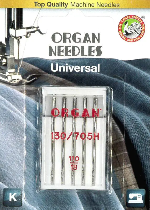 Universal 110/18 Needles 5 Count by Organ Needles