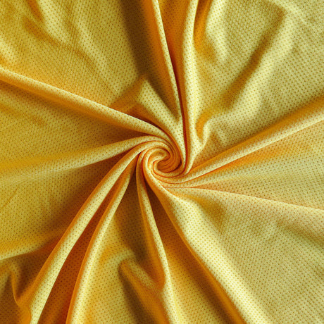 Dri-Fit Stretch Mini Mesh Fabric - University Gold