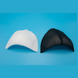 Raglan Tricot Covered Molded Fiber Fabric - Black Or White