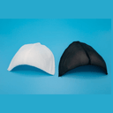 Raglan Tricot Covered Molded Fiber Fabric - Black Or White