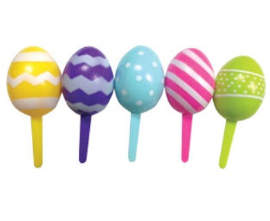 Easter Egg Picks - Asst, 72 Count