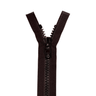 YKK Vislon Separating Jacket Zipper Fabric - Black, Gray, Navy, 24" Length, 28" Length, #10 Teeth