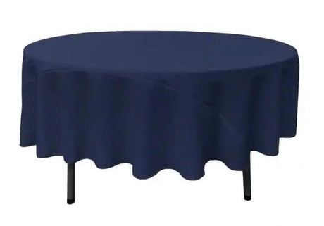 Navy Poly Poplin