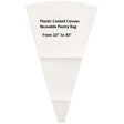 Value Series, Plastic Coated Canvas Pastry Bags, Reusable, From 10" to 30" Long
