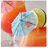 4" Drink Umbrella / Parasol Pick with Assorted Colors, 144 or 1440 count