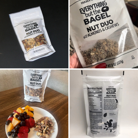 Dúo de Nueces Todo Menos el Bagel – Mezcla de Nueces Saladas con un Giro Sabroso 8 Oz