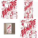 30 Inch Bloody Door Cover Scary Halloween Decoration Indoor Outdoor Prop