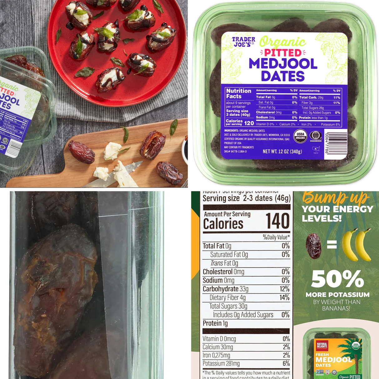 জৈব পিটেড মেডজুল খেজুর - প্রাকৃতিকভাবে মিষ্টি এবং খাওয়ার জন্য প্রস্তুত