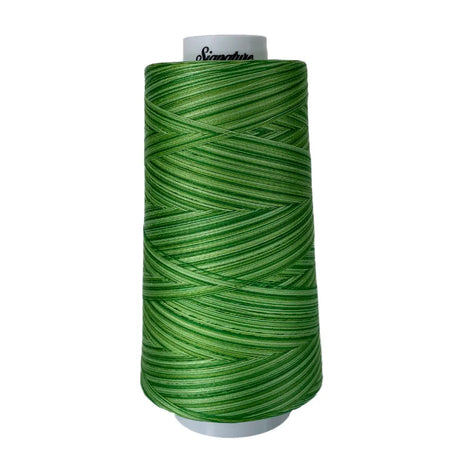 Cotton Variegated Thread Spring Grass Tone On Tone Greens