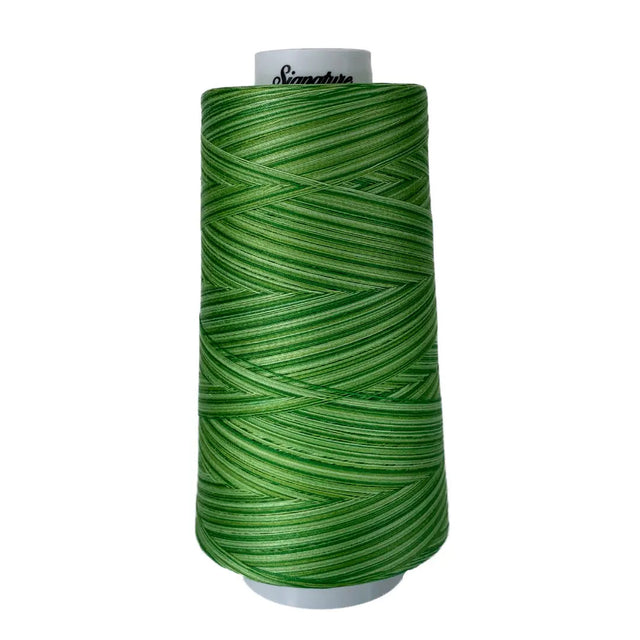 Cotton Variegated Thread Spring Grass Tone On Tone Greens