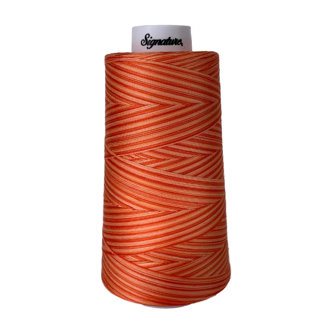Cotton Variegated Thread Orange Craze 3000 Yards