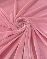 Stretch Velvet Princess Pink