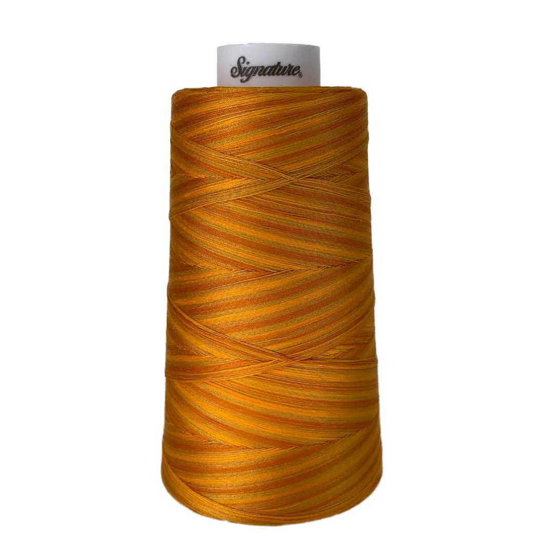Cotton Variegated Thread Brassy Yellows 3000 Yards