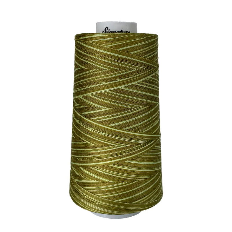 Cotton Variegated Thread Limey Greens