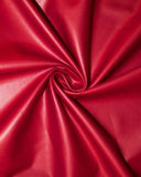 Red Stretch Faux Leather