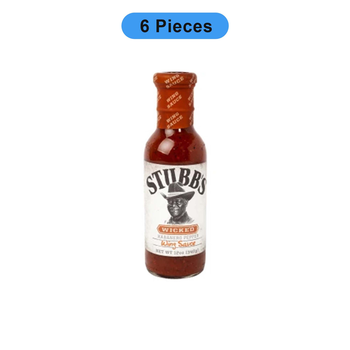 STUBB'S ORIGINAL WING SAUCE 12 OZ BOTTLE