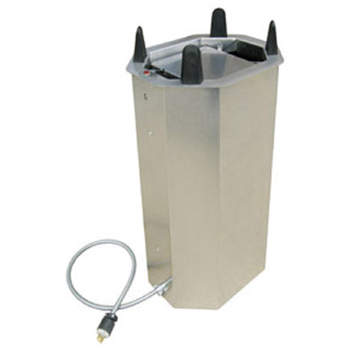 Lakeside V6012 Heated Counter-Drop-In Style Dish Dispenser - Oval, Plate Size: 8-3/4" x 11-3/4" to 9-1/4" x 12-1/2"