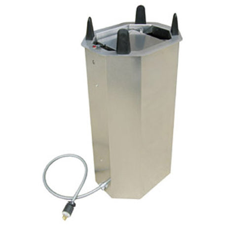 Lakeside V6013 Heated Counter-Drop-In Style Dish Dispenser - Oval, Plate Size: 9-1/2" x 12-3/4" to 10-1/4" x 13-1/2"