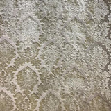 Valentino Traditional Damask Cut Velvet Fabric - Damask Pattern, 58" Width (1 Yard)