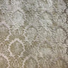 Valentino Traditional Damask Cut Velvet Fabric - Damask Pattern, 58" Width (1 Yard)