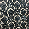 Valentino Traditional Damask Cut Velvet Fabric - Damask Pattern, 58" Width (1 Yard)