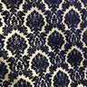 Valentino Traditional Damask Cut Velvet Fabric - Damask Pattern, 58" Width (1 Yard)