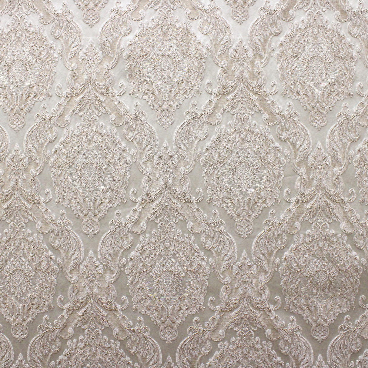 Varley Damask Jacquard Polyester Fabric - Textured Damask, 53" Width (1 Yard)