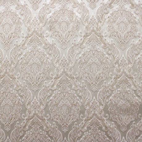Varley Damask Jacquard Polyester Fabric - Textured Damask, 53" Width (1 Yard)