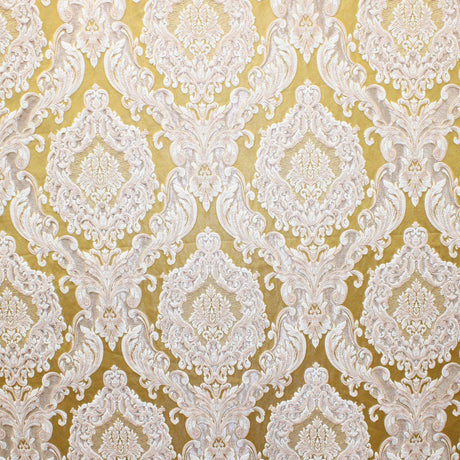 Varley Damask Jacquard Polyester Fabric - Textured Damask, 53" Width (1 Yard)