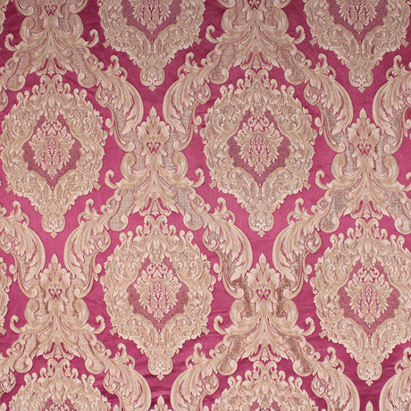 Varley Damask Jacquard Polyester Fabric - Textured Damask, 53" Width (1 Yard)
